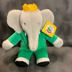 SOLD Vintage Gund 1988 Babar The Elephant 10”